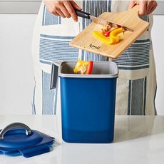 EASY&FREE 韓國製 Easy 廚餘桶 4L, 海軍藍