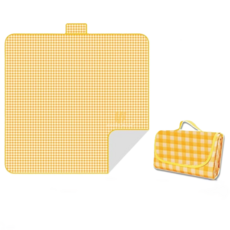 野餐墊, 黃格 黃色 + 白色