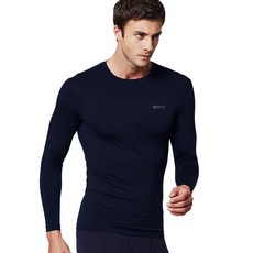 EXIO 男款素色長袖發熱衣 EX-R24