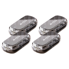 KANDO 感動 日式1/2 + 1/4切藥片器 e.chu-1214 黑色, 4個