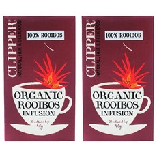 클리퍼 유기농 루이보스 티백, 40g, 1개입, 2개