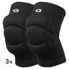 썬버드 스포츠 쿠션 무릎보호대 SB625 2p, 블랙, 3개