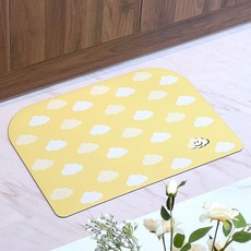 모노니크 빨아쓰는 규조토 발매트, 16 옐로스마일