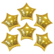 파티공구 35cm별은박풍선, 골드, 6개