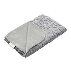 MAYLILY 竹纖柔雲毯 雙面布料 涼感滑柔 柔密暖膚 兒童冬季保暖 寶寶隨身毯 午睡毯 推車蓋毯 沙發毯, 幾何飛燕 灰色, 1個