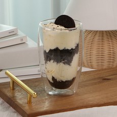 이우아여사 크레마 이중컵 450ml, 1개