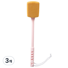 알로데 부드러운 자극 머드 바디 브러쉬 스퀘어, TYPE05 옐로우, 3개, 1개입