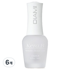다이아미 네일 보호 케라비 케라틴 영양 베이스 코트, 투명, 14ml, 6개