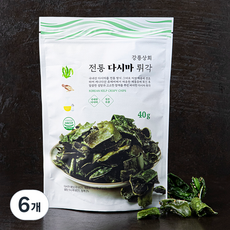 강릉상회 전통 다시마 튀각, 40g, 6개