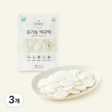 조선향미 유기농 인증 조선마켓 떡국떡 (냉장), 500g, 3개