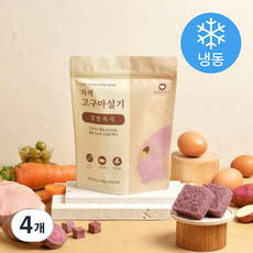 집밥프로젝트 강아지 자색 고구마 설기 화식 5개입 (냉동), 250g, 4개