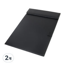 DAYOFF Harui A4磁吸型皮革文件夾板, 黑色