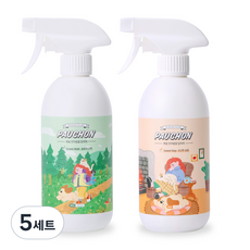 뽀숑 반려동물 탈취제 숲속의 산책 + 포근한 낮잠, 1L, 5세트