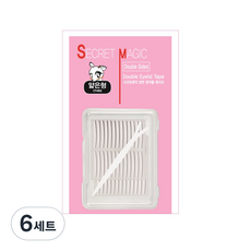 暗之秘密高級雙面雙眼皮貼薄型260p, 單色, 6組