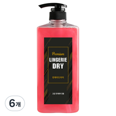 Shinhee Lingerie Dry 高級洗滌劑 正裝, 6個, 750ml