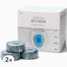 아브카 오래가는 변기세정제 10p, 2개, 400g
