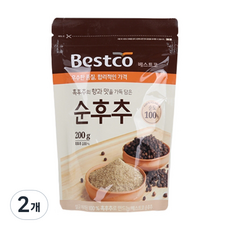 Bestco 純胡椒, 2個, 200g
