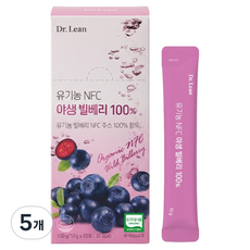 닥터린 유기농 NFC 야생 빌베리 100% 10p, 100g, 5개
