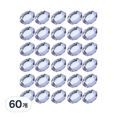 MEIBROWN 美甲鏡面鑽 6 x 8 mm, 紫色, 60個