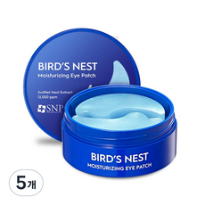 에스엔피 바다제비집 모이스처라이징 아이패치 1.25g, 60매입, 5개