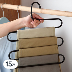 Standard Living 堅固S形褲架, 黑色, 15個
