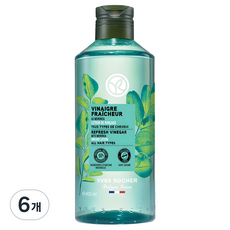 이브로쉐 모링가 리프레쉬 헤어식초 올 헤어 타입스 그린 보태니컬 향, 400ml, 6개