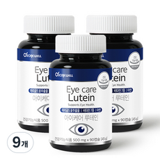 로니웰 아이케어 루테인, 90정, 9개