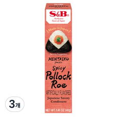 S&B 愛思必 明太子醬, 40g, 3個