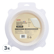 Draw Life 氣炸鍋專用烘焙紙 整潔盤狀 16cm 中型 60入, 3個