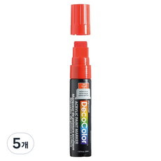 우찌다 데코 컬러 아크릴 마카 점보 415 Red, 5개, 1색