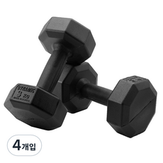 아리프 다이나믹 옥타곤 아령, 3kg, 4개