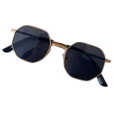 Dolphin whale 孩童金屬幾何框太陽眼鏡 UV400