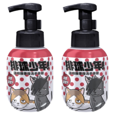 O'LISE 歐黎絲 溫和胺基酸洗手慕斯 排球少年音駒高校, 2瓶, 300ml