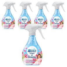 페브리즈 섬유탈취제 다우니 에이프릴향 본품, 370ml, 5개