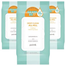 point&. 深層潔淨全效卸妝濕巾, 80枚入, 3個