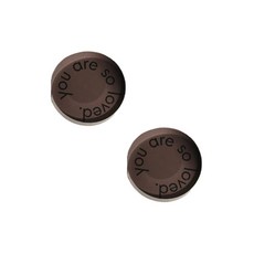 PDS家居裝飾 SIMPLE 壓克力圖形磁鐵 2入, 棕色