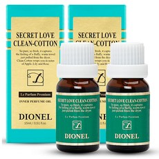 DIONEL Clean-Cotton女性私密護理香氛精油, 15ml, 2入
