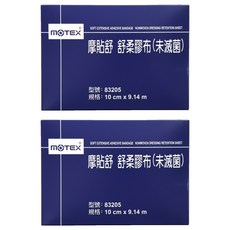 MOTEX 摩戴舒 舒軟膠布 914 x 10cm, 1入, 2盒