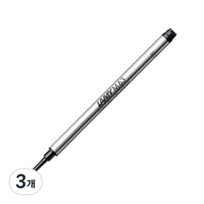 LAMY 캡있는 수성펜용 리필심 1.0mm, 블랙, 3개