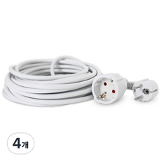 POWER ZONE UCOMMON 單孔電源延長線, 3m, 4個