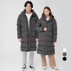 CARET 男女通用 高級鴨絨發熱長版羽絨外套