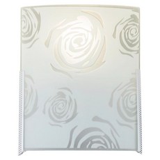 Honey Comb 彩印玫瑰玻璃壁燈(bl52045), 浪漫玫瑰花紋，營造溫馨居家氛圍, 1入, 玫瑰