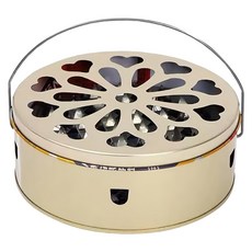 小麥購物 不鏽鋼蚊香盒 把手款 Y096, 金色