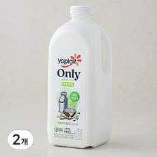 요플레 Only 락토프리 플레인 요거트, 1.8L, 1개입, 2개