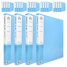 Heemang Likl 透明文件夾 40頁, 天空藍, 24個