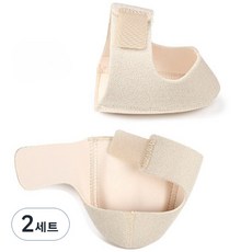 제이엠투 벨크로 발뒤꿈치 보호 패드 양쪽 세트 베이지 L, 2세트