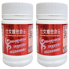 Sinphar 杏輝醫藥 仕女維他命升級版軟膠囊，活力紅潤好氣色, 60錠, 2瓶