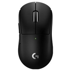 logitech G 羅技G 無線輕量化電競滑鼠, PRO X SUPERLIGHT 2 DEX, 黑色