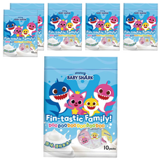 pinkfong 碰碰狐 BABY SHARK 鯊魚寶寶 優格果凍, 方便即食, 含天然果汁, 原味, 200g, 6袋