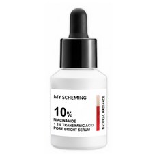 MY SCHEMING 我的心機 10%菸醯胺 + 1%傳明酸毛孔淨白精華, 1個, 30ml